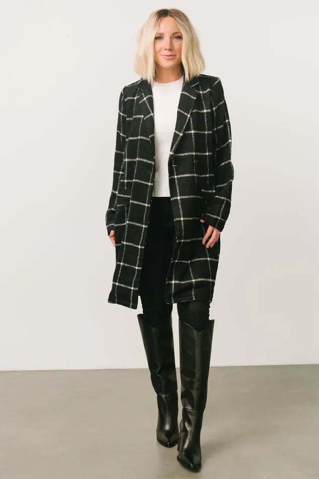 Baltic Born Outerwear Sanders Trench Jacket Black 8211 Women Baltic Born Outerwear Sanders Trench Jacket Black 8211 Women
