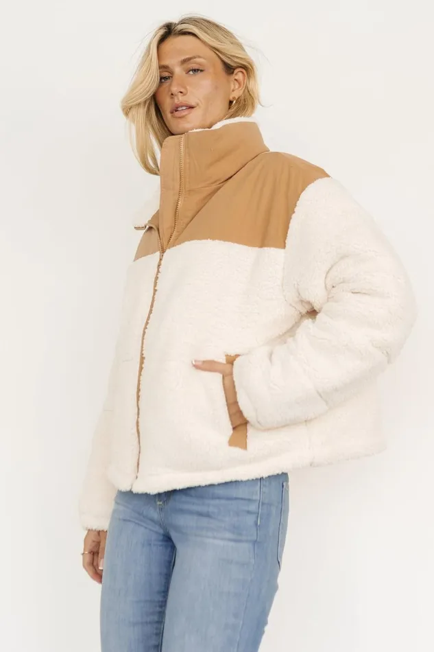 Baltic Born Outerwear Weekender Sherpa Puffer Jacket Cream Camel 8211 Women Baltic Born Outerwear Weekender Sherpa Puffer Jacket Cream Camel 8211 Women