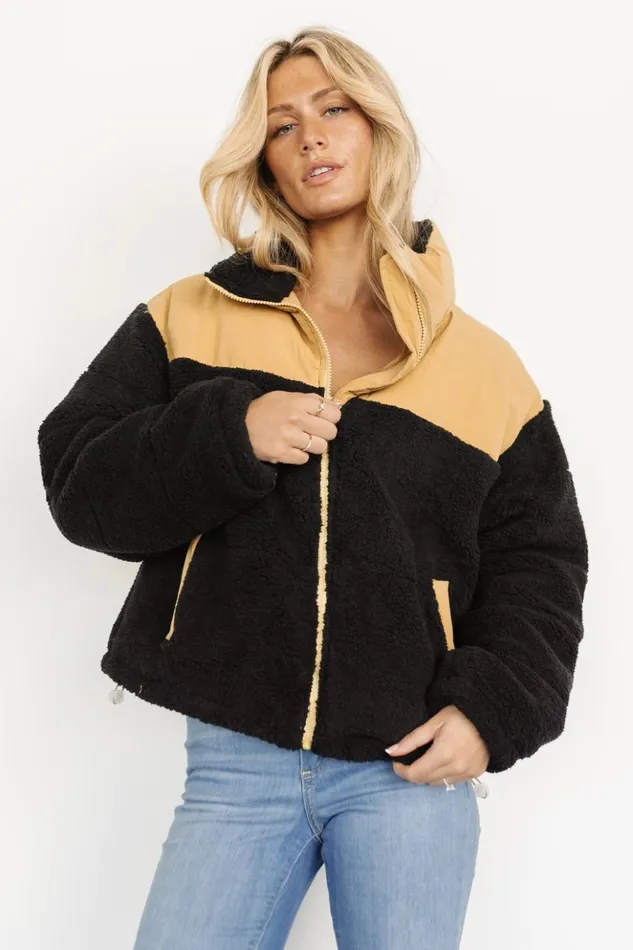 Baltic Born Outerwear Weekender Sherpa Puffer Jacket Khaki Black 8211 Women Baltic Born Outerwear Weekender Sherpa Puffer Jacket Khaki Black 8211 Women