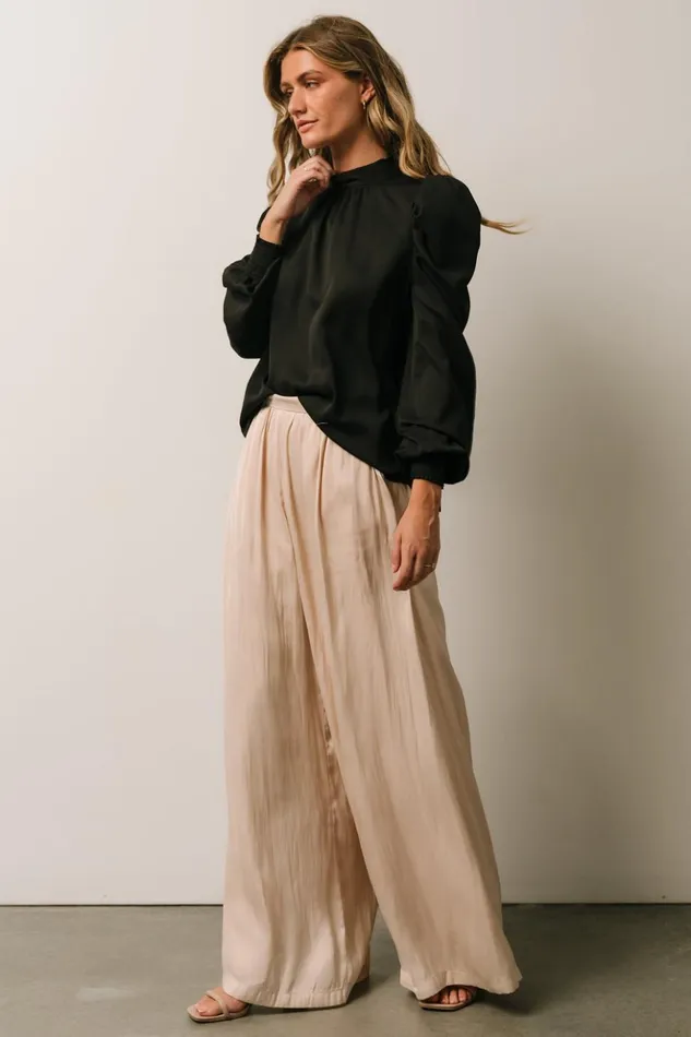 Baltic Born Pants Jayla Palazzo Satin Pant Champagne 8211 Women Baltic Born Pants Jayla Palazzo Satin Pant Champagne 8211 Women