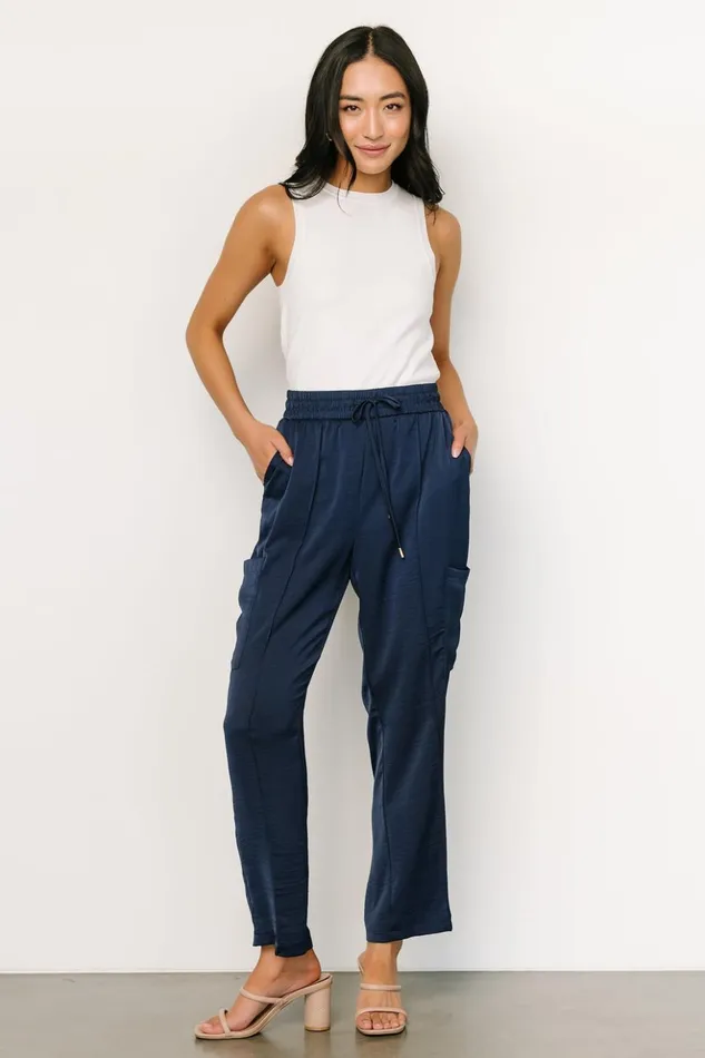 Baltic Born Pants Memphis Pocket Jogger Pants Navy 8211 Women