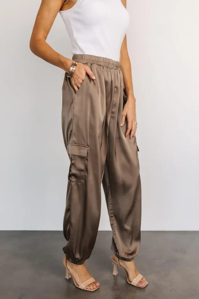Baltic Born Pants William Satin Jogger Pants Olive 8211 Women Baltic Born Pants William Satin Jogger Pants Olive 8211 Women