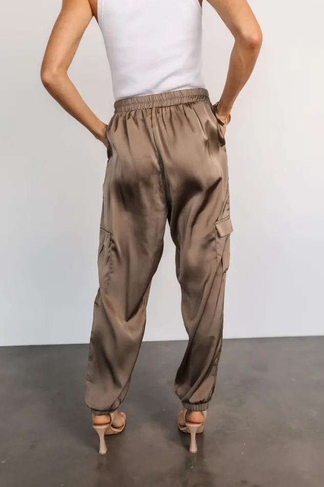 Baltic Born Pants William Satin Jogger Pants Olive 8211 Women Baltic Born Pants William Satin Jogger Pants Olive 8211 Women