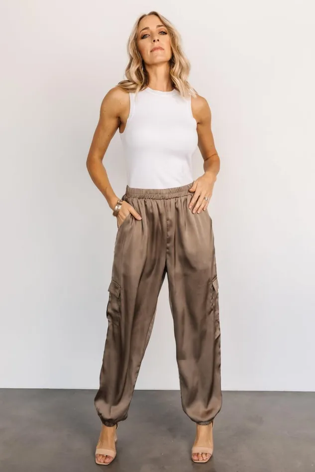 Baltic Born Pants William Satin Jogger Pants Olive 8211 Women Baltic Born Pants William Satin Jogger Pants Olive 8211 Women