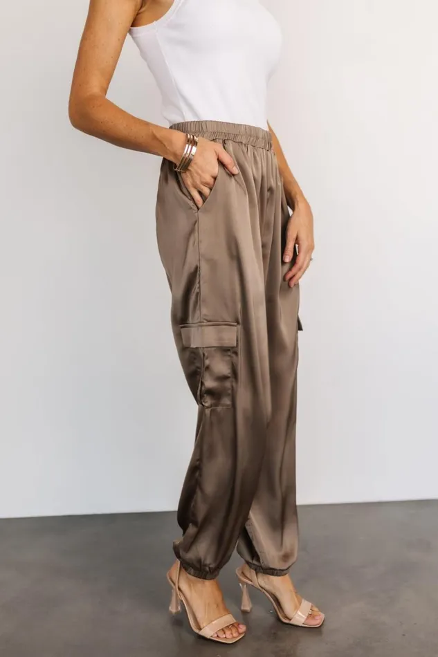 Baltic Born Pants William Satin Jogger Pants Olive 8211 Women Baltic Born Pants William Satin Jogger Pants Olive 8211 Women
