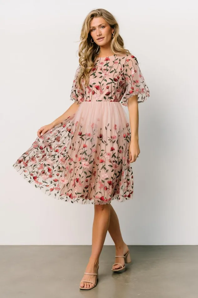 Baltic Born Short Dresses Duchess Tulle Dress Rose Garden 8211 Women Baltic Born Short Dresses Duchess Tulle Dress Rose Garden 8211 Women