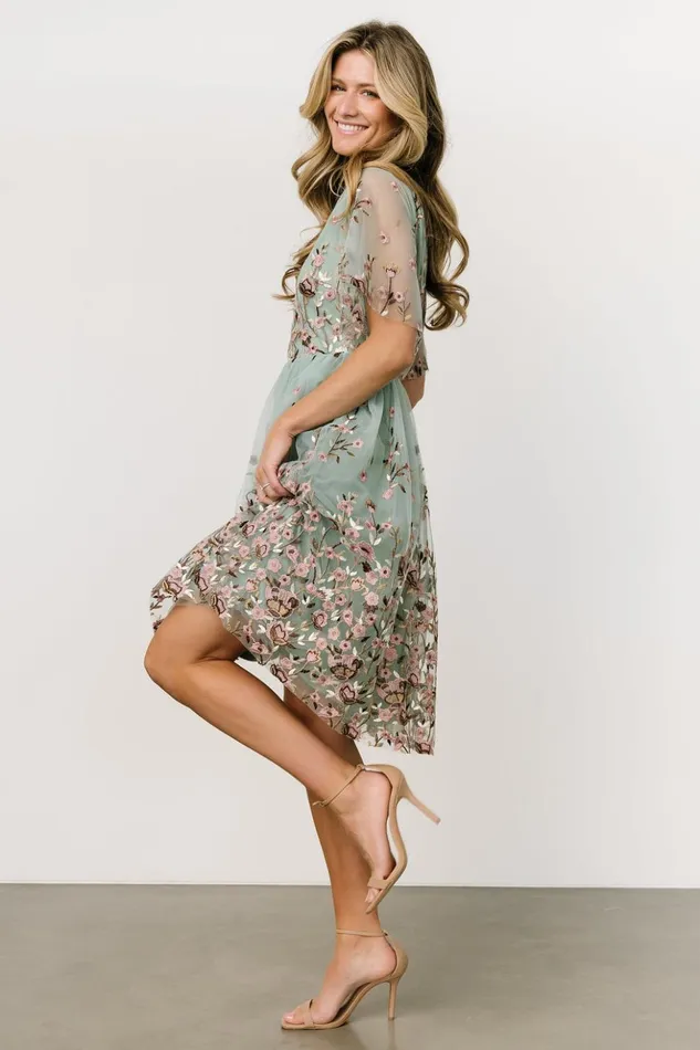 Baltic Born Short Dresses Duchess Tulle Dress Sage Garden 8211 Women Baltic Born Short Dresses Duchess Tulle Dress Sage Garden 8211 Women