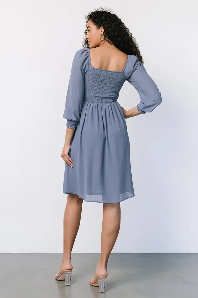 Baltic Born Short Dresses Elise Short Dress Whisper Blue 8211 Women Baltic Born Short Dresses Elise Short Dress Whisper Blue 8211 Women