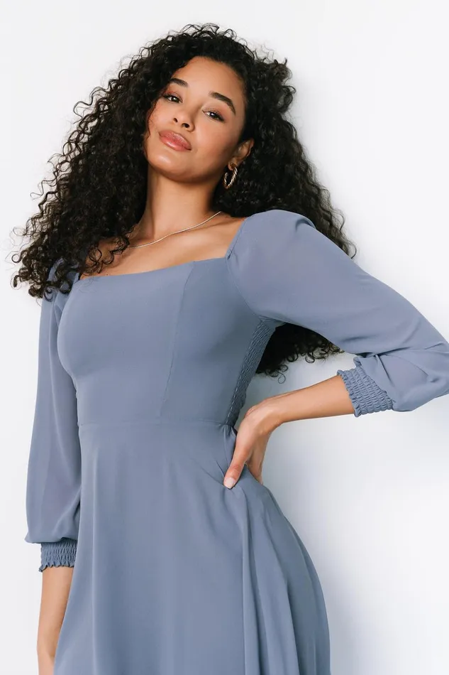 Baltic Born Short Dresses Elise Short Dress Whisper Blue 8211 Women Baltic Born Short Dresses Elise Short Dress Whisper Blue 8211 Women