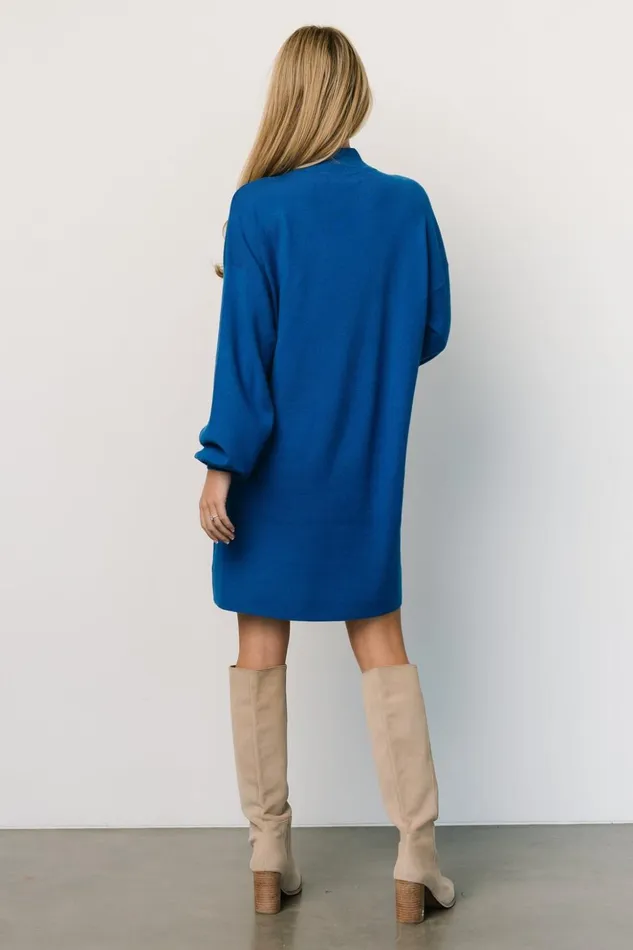 Baltic Born Short Dresses Jennings Sweater Dress Cobalt Blue 8211 Women Baltic Born Short Dresses Jennings Sweater Dress Cobalt Blue 8211 Women