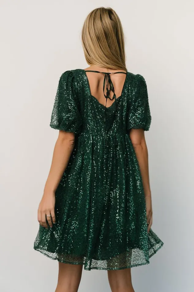 Baltic Born Short Dresses Joy Sequin Pearl Short Dress Green 8211 Women Baltic Born Short Dresses Joy Sequin Pearl Short Dress Green 8211 Women
