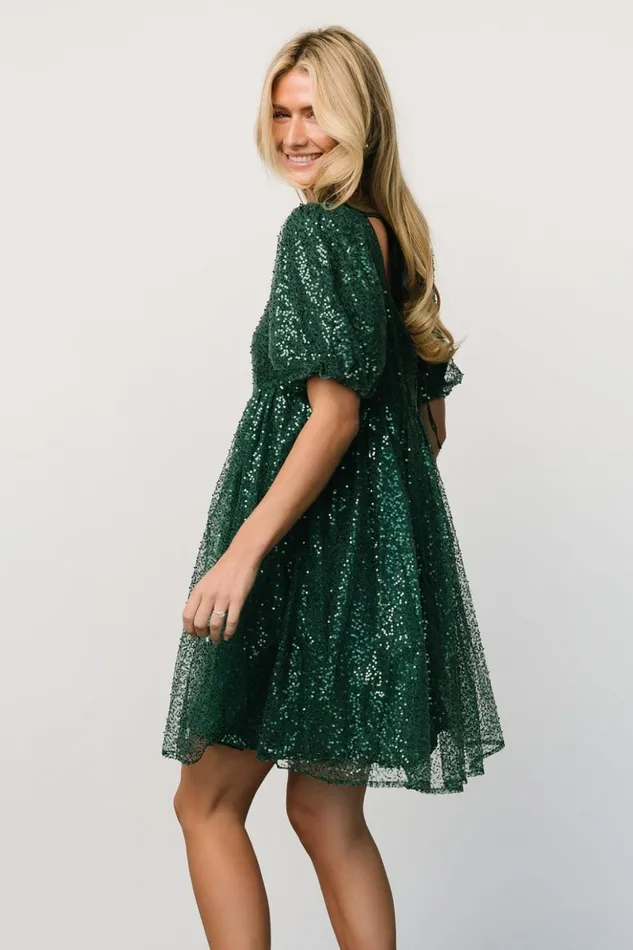 Baltic Born Short Dresses Joy Sequin Pearl Short Dress Green 8211 Women Baltic Born Short Dresses Joy Sequin Pearl Short Dress Green 8211 Women