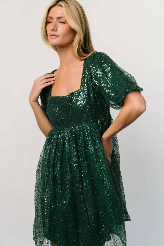 Baltic Born Short Dresses Joy Sequin Pearl Short Dress Green 8211 Women Baltic Born Short Dresses Joy Sequin Pearl Short Dress Green 8211 Women