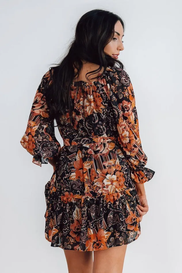 Baltic Born Short Dresses Mars Short Dress Black Multi Print 8211 Women Baltic Born Short Dresses Mars Short Dress Black Multi Print 8211 Women