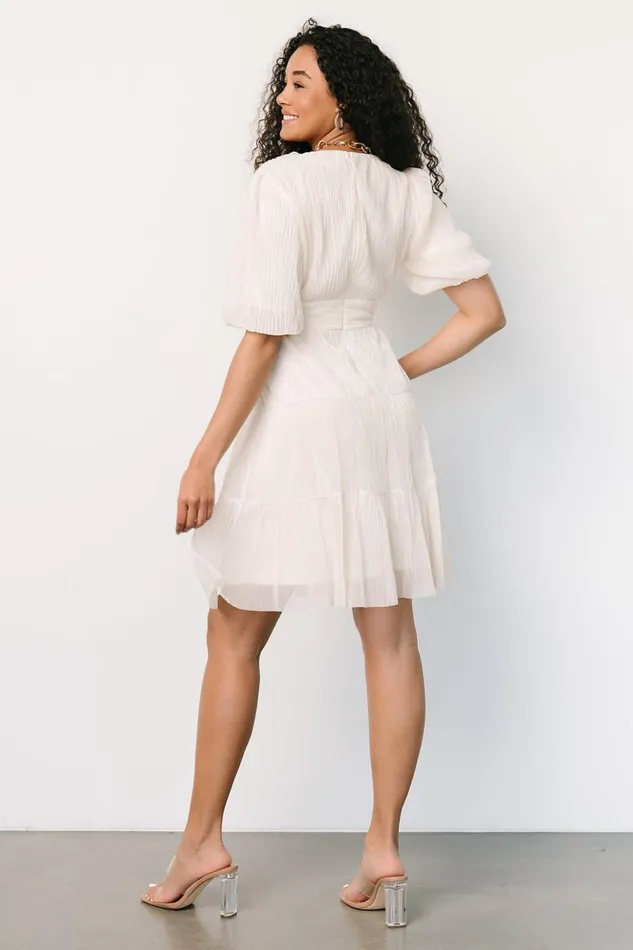 Baltic Born Short Dresses Patrice Short Dress Cream 8211 Women Baltic Born Short Dresses Patrice Short Dress Cream 8211 Women