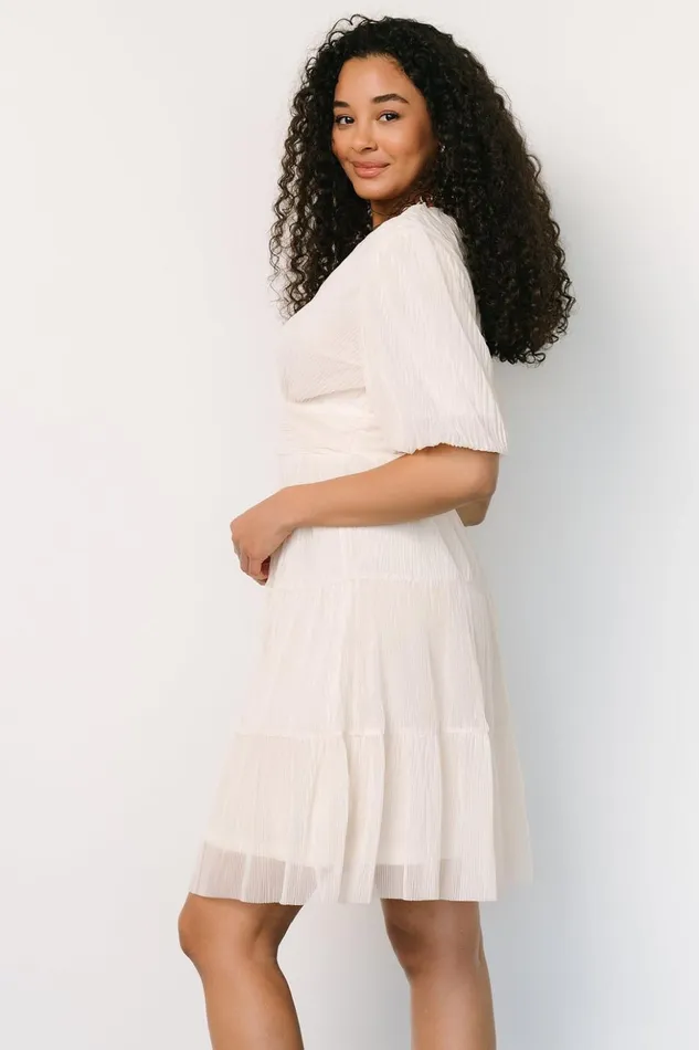 Baltic Born Short Dresses Patrice Short Dress Cream 8211 Women Baltic Born Short Dresses Patrice Short Dress Cream 8211 Women