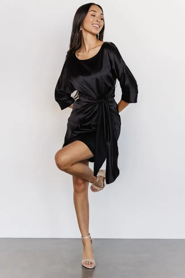 Baltic Born Short Dresses Theo Mini Dress Black 8211 Women Baltic Born Short Dresses Theo Mini Dress Black 8211 Women