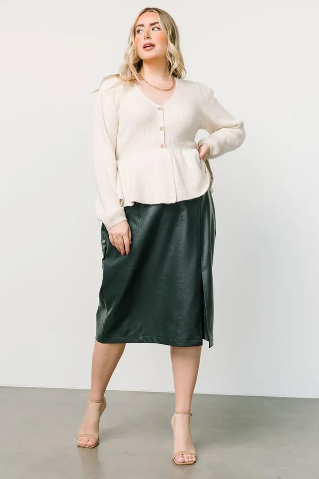 Baltic Born Skirts Montague Vegan Leather Skirt Pine 8211 Women Baltic Born Skirts Montague Vegan Leather Skirt Pine 8211 Women
