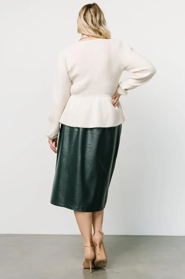 Baltic Born Skirts Montague Vegan Leather Skirt Pine 8211 Women Baltic Born Skirts Montague Vegan Leather Skirt Pine 8211 Women