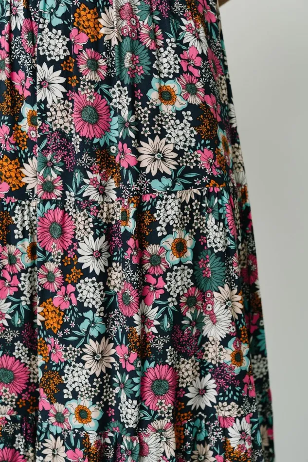 Baltic Born Skirts Reilly Maxi Skirt Navy Flower Print 8211 Women Baltic Born Skirts Reilly Maxi Skirt Navy Flower Print 8211 Women