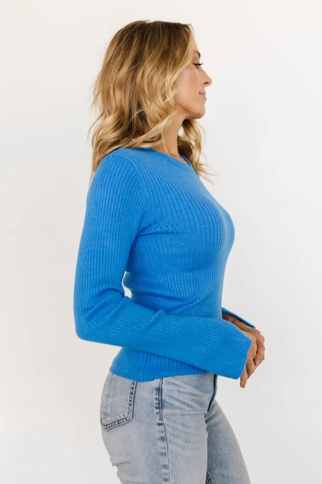 Baltic Born Sweaters Dominic Sweater Top Blue 8211 Women Baltic Born Sweaters Dominic Sweater Top Blue 8211 Women