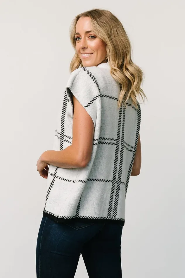 Baltic Born Sweaters Nola Sweater Top Off White Black 8211 Women Baltic Born Sweaters Nola Sweater Top Off White Black 8211 Women