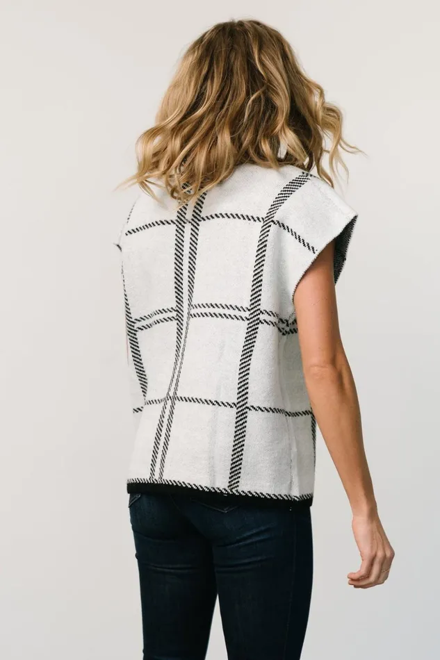 Baltic Born Sweaters Nola Sweater Top Off White Black 8211 Women Baltic Born Sweaters Nola Sweater Top Off White Black 8211 Women