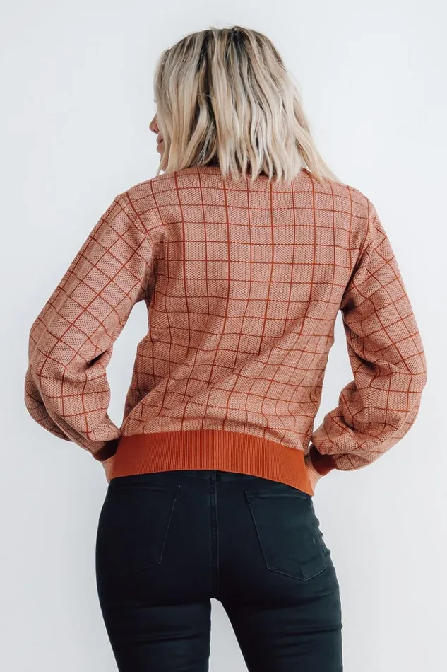 Baltic Born Sweaters Ryland Bubble Sleeve Sweater Rust 8211 Women