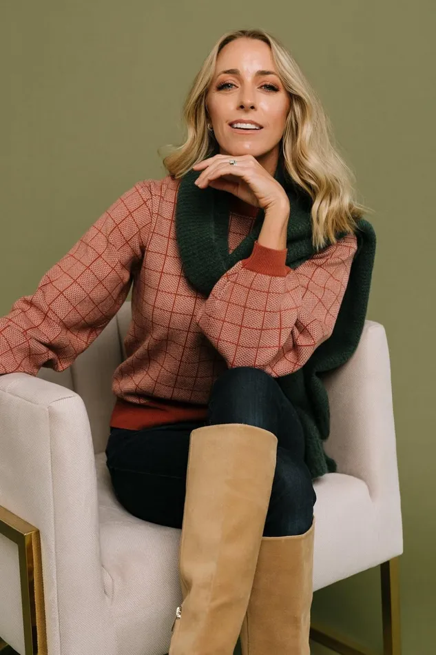 Baltic Born Sweaters Ryland Bubble Sleeve Sweater Rust 8211 Women