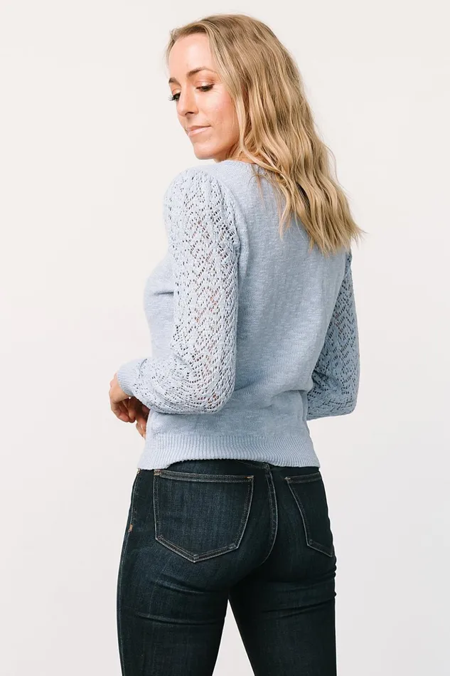 Baltic Born Sweaters Stephen Sweater Top Blue 8211 Women Baltic Born Sweaters Stephen Sweater Top Blue 8211 Women