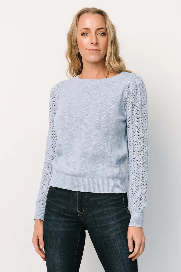 Baltic Born Sweaters Stephen Sweater Top Blue 8211 Women Baltic Born Sweaters Stephen Sweater Top Blue 8211 Women