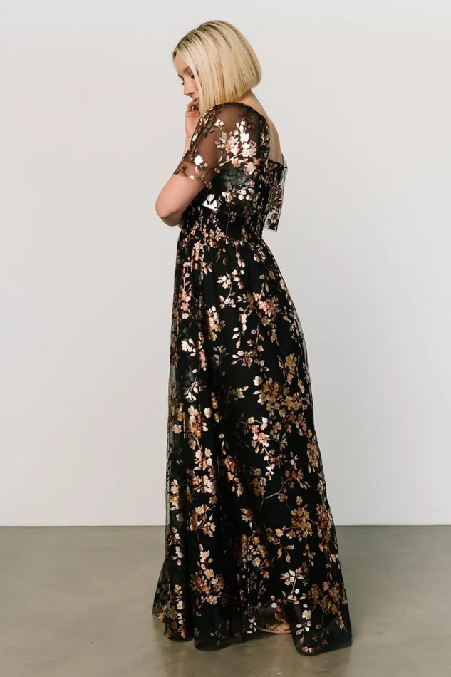 Baltic Born The Guest Edit Cassandra Tulle Maxi Dress Black Blossom 8211 Women Baltic Born The Guest Edit Cassandra Tulle Maxi Dress Black Blossom 8211 Women