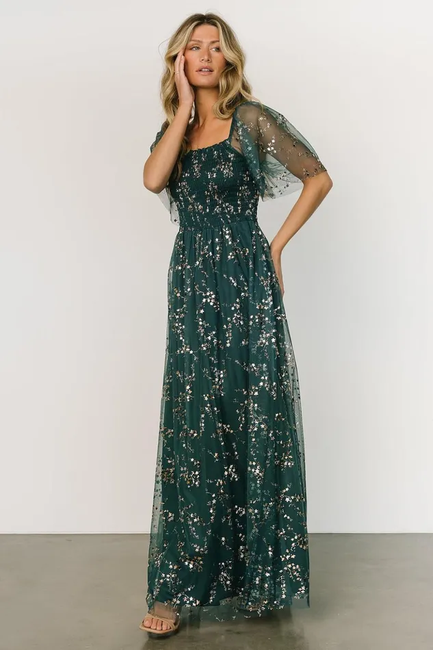 Baltic Born The Guest Edit Cassandra Tulle Maxi Dress Green Gold 8211 Women Baltic Born The Guest Edit Cassandra Tulle Maxi Dress Green Gold 8211 Women