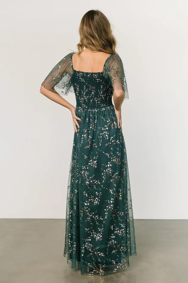 Baltic Born The Guest Edit Cassandra Tulle Maxi Dress Green Gold 8211 Women Baltic Born The Guest Edit Cassandra Tulle Maxi Dress Green Gold 8211 Women