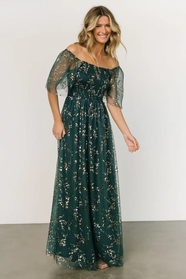 Baltic Born The Guest Edit Cassandra Tulle Maxi Dress Green Gold 8211 Women Baltic Born The Guest Edit Cassandra Tulle Maxi Dress Green Gold 8211 Women