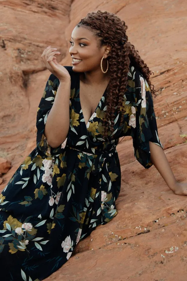 Baltic Born The Guest Edit Kia Kimono Maxi Dress Navy Floral 8211 Women Baltic Born The Guest Edit Kia Kimono Maxi Dress Navy Floral 8211 Women