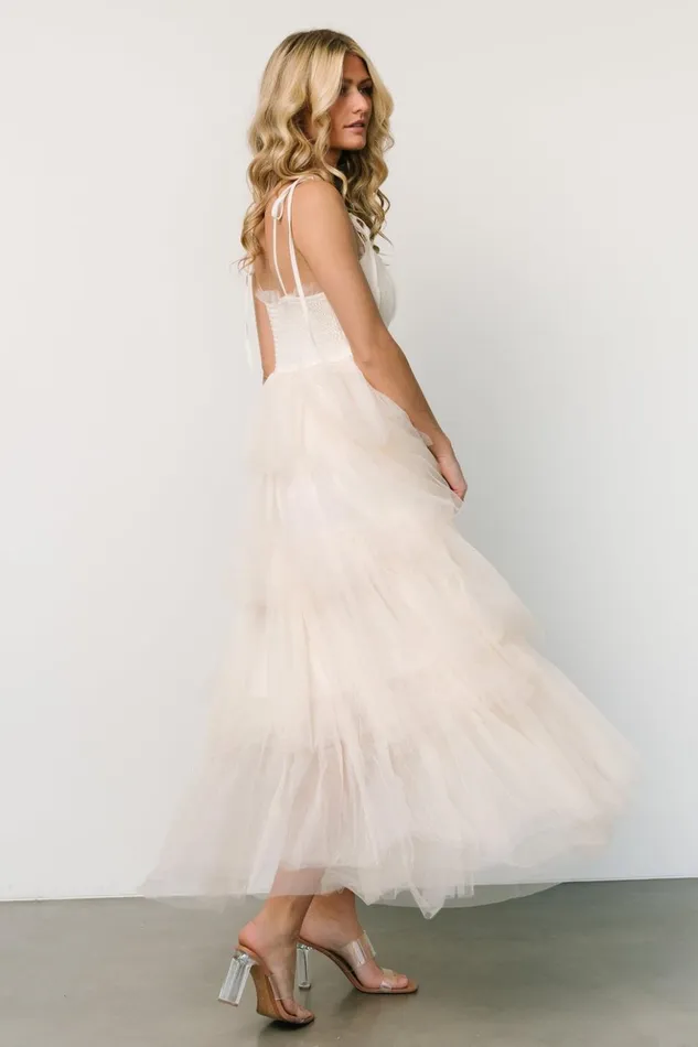 Baltic Born Tulle Styles Alora Tulle Tiered Maxi Dress Cream 8211 Women Baltic Born Tulle Styles Alora Tulle Tiered Maxi Dress Cream 8211 Women