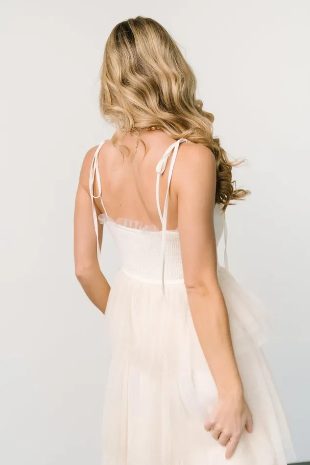 Baltic Born Tulle Styles Alora Tulle Tiered Maxi Dress Cream 8211 Women Baltic Born Tulle Styles Alora Tulle Tiered Maxi Dress Cream 8211 Women