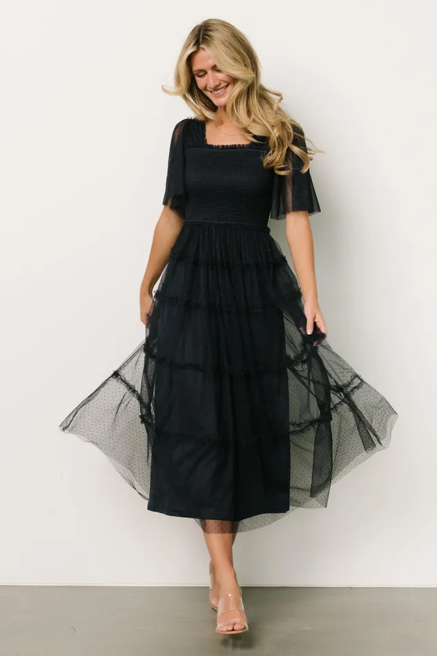 Baltic Born Tulle Styles Bexley Tulle Dress Midnight Blue 8211 Women Baltic Born Tulle Styles Bexley Tulle Dress Midnight Blue 8211 Women