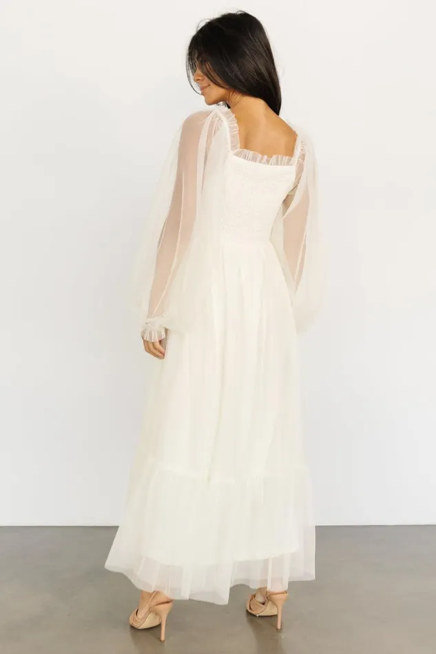 Baltic Born Tulle Styles Cleobelle Maxi Dress Creamy Beige 8211 Women Baltic Born Tulle Styles Cleobelle Maxi Dress Creamy Beige 8211 Women