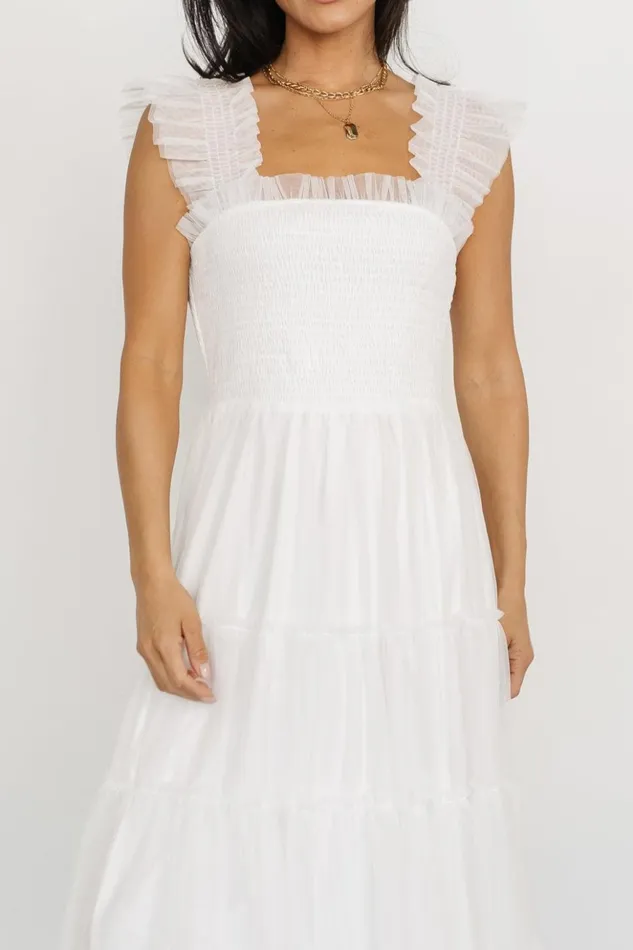 Baltic Born Tulle Styles Emma Smocked Tulle Dress Off White 8211 Women Baltic Born Tulle Styles Emma Smocked Tulle Dress Off White 8211 Women