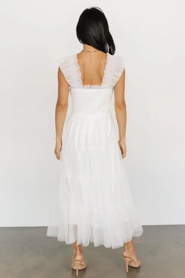 Baltic Born Tulle Styles Emma Smocked Tulle Dress Off White 8211 Women Baltic Born Tulle Styles Emma Smocked Tulle Dress Off White 8211 Women
