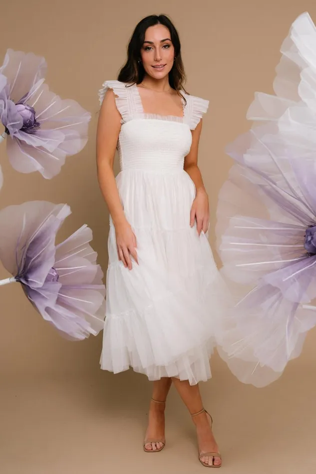 Baltic Born Tulle Styles Emma Smocked Tulle Dress Off White 8211 Women Baltic Born Tulle Styles Emma Smocked Tulle Dress Off White 8211 Women