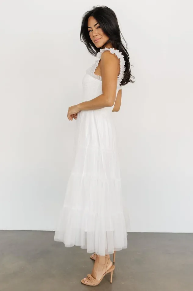 Baltic Born Tulle Styles Emma Smocked Tulle Dress Off White 8211 Women Baltic Born Tulle Styles Emma Smocked Tulle Dress Off White 8211 Women