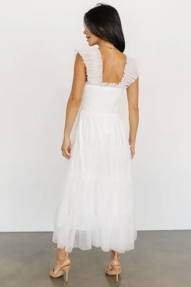 Baltic Born Tulle Styles Emma Smocked Tulle Dress Off White 8211 Women Baltic Born Tulle Styles Emma Smocked Tulle Dress Off White 8211 Women