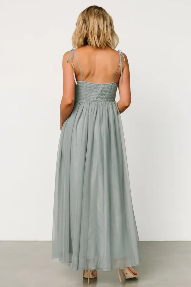 Baltic Born Tulle Styles Fiona Tulle Maxi Dress Eucalyptus 8211 Women Baltic Born Tulle Styles Fiona Tulle Maxi Dress Eucalyptus 8211 Women