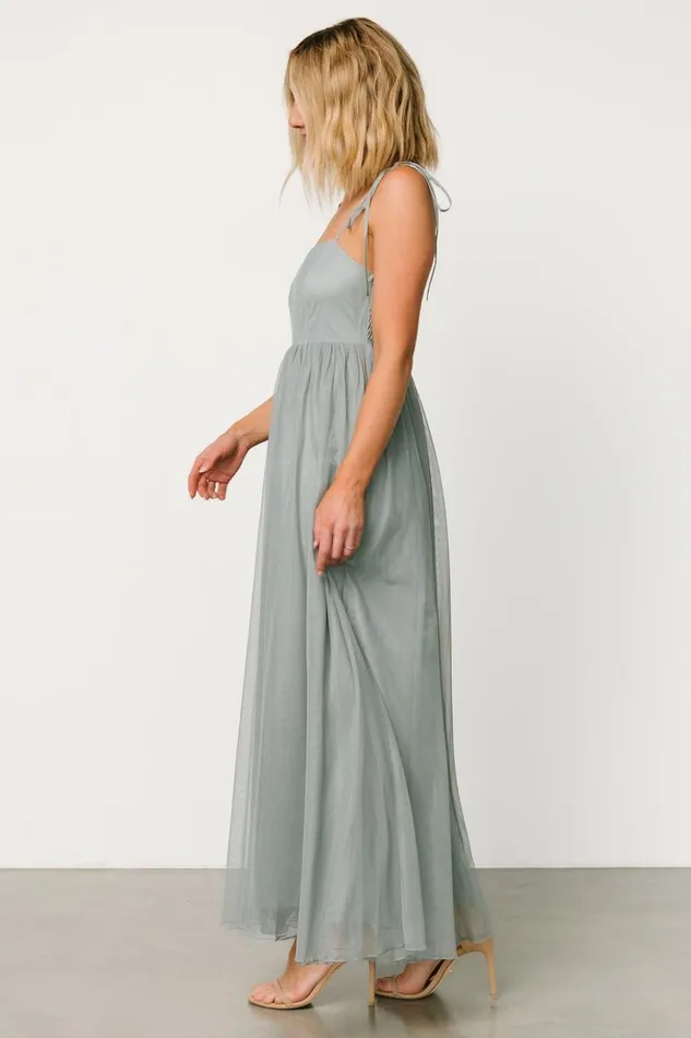 Baltic Born Tulle Styles Fiona Tulle Maxi Dress Eucalyptus 8211 Women Baltic Born Tulle Styles Fiona Tulle Maxi Dress Eucalyptus 8211 Women