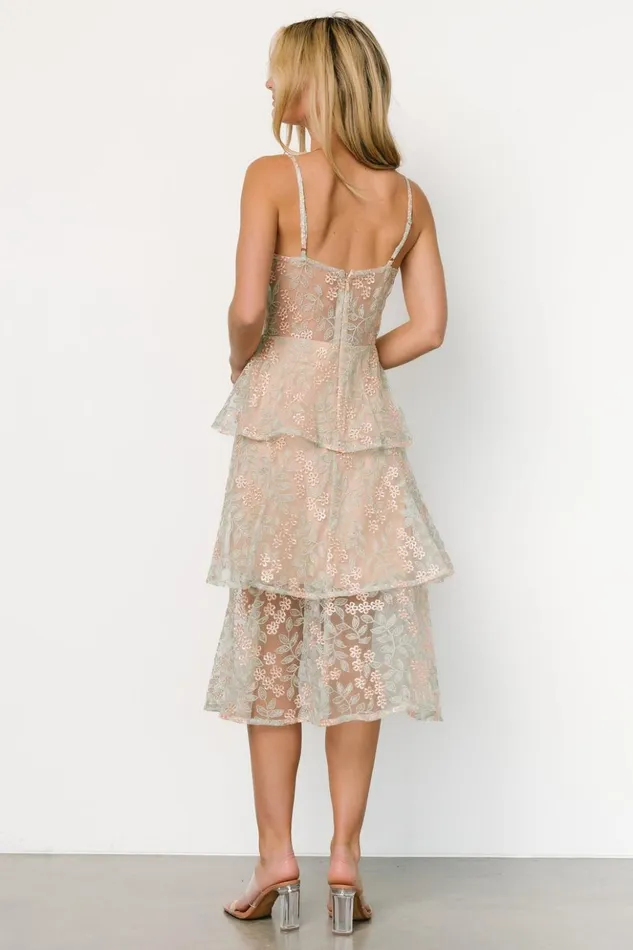 Baltic Born Tulle Styles Georgiana Embroidered Midi Dress Sage 8211 Women Baltic Born Tulle Styles Georgiana Embroidered Midi Dress Sage 8211 Women