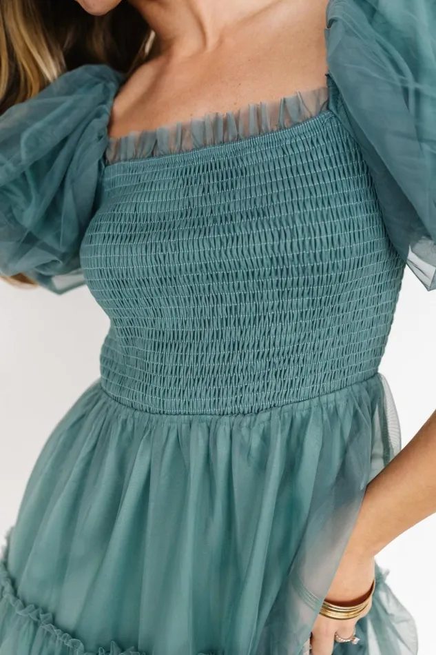 Baltic Born Tulle Styles Liv Tulle Midi Dress Eucalyptus 8211 Women Baltic Born Tulle Styles Liv Tulle Midi Dress Eucalyptus 8211 Women