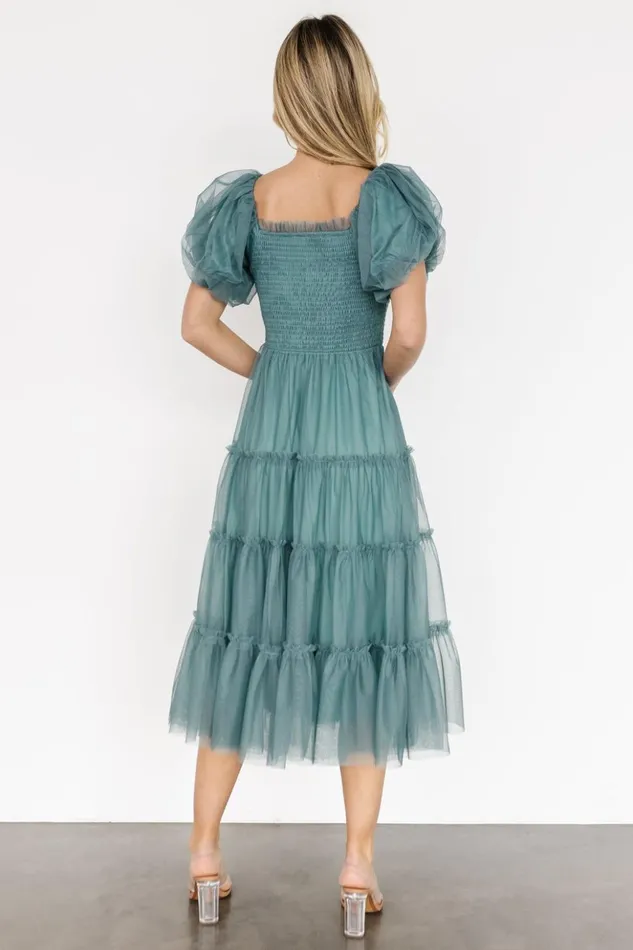 Baltic Born Tulle Styles Liv Tulle Midi Dress Eucalyptus 8211 Women Baltic Born Tulle Styles Liv Tulle Midi Dress Eucalyptus 8211 Women